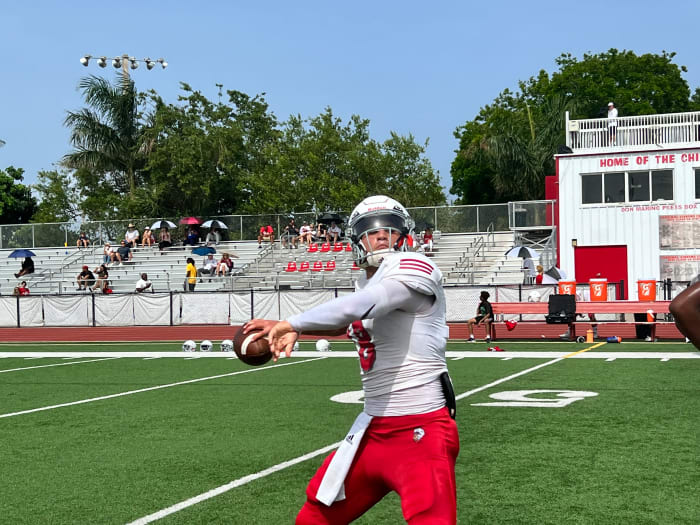 Dylan Rizk Quarterback Fort Lauderdale (Fla.) Cardinal Gibbons - 2023